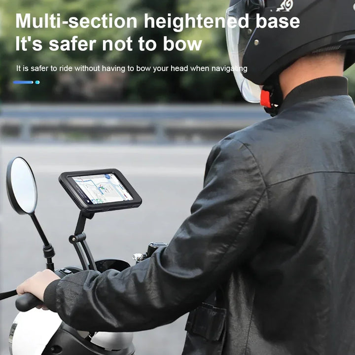 Waterproof Magnetic Bike & Motorcycle Phone Holder – 360° Adjustable