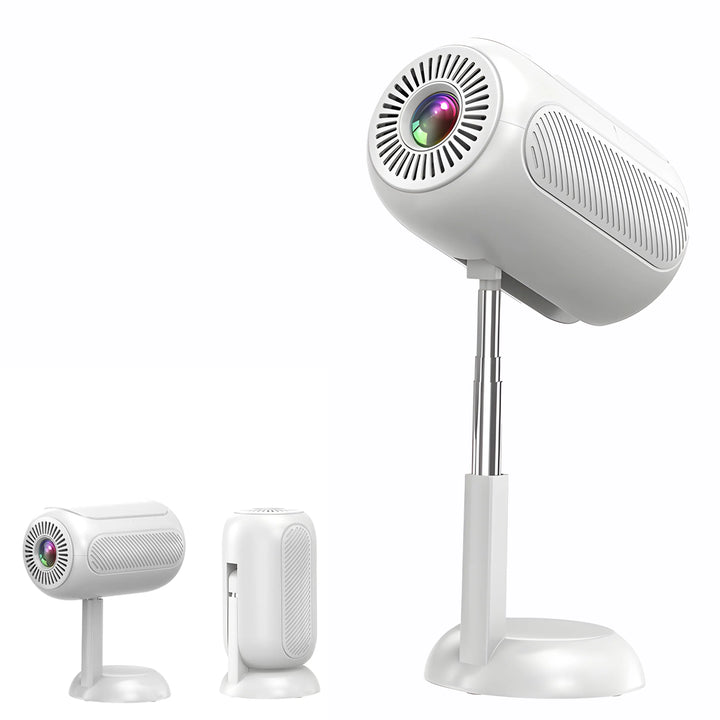 Mini Projector – 1080p, WiFi, Bluetooth, Foldable Stand